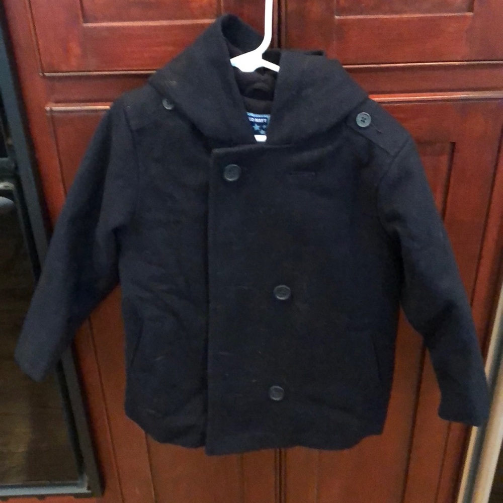 Boys Hooded Peacoat